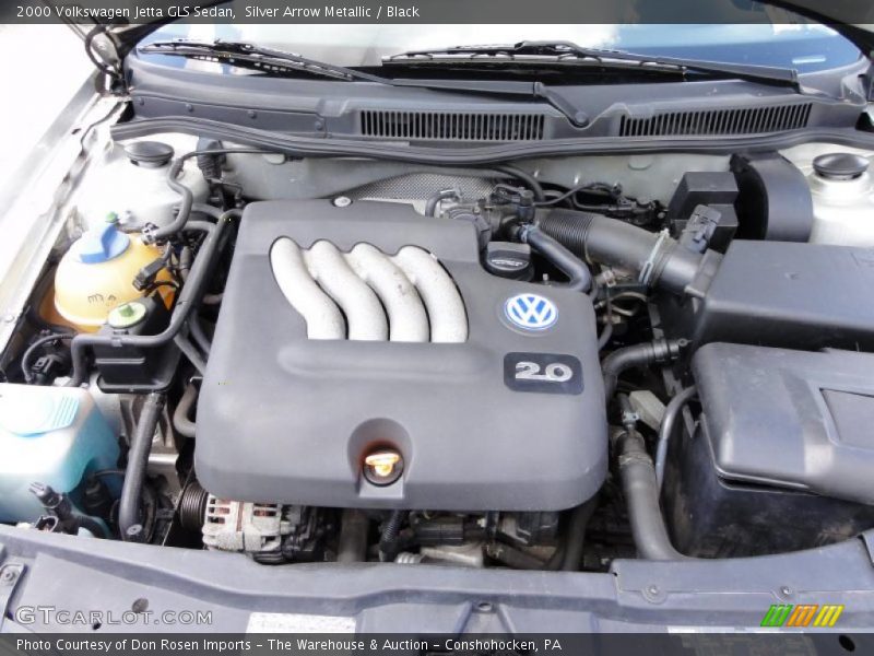Silver Arrow Metallic / Black 2000 Volkswagen Jetta GLS Sedan