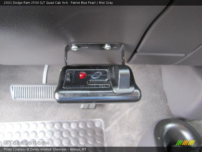 Patriot Blue Pearl / Mist Gray 2001 Dodge Ram 2500 SLT Quad Cab 4x4