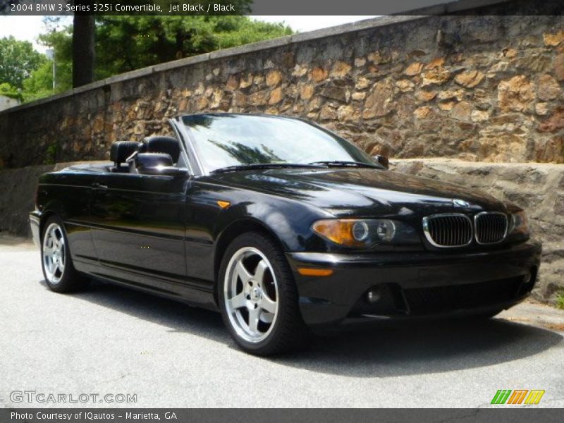 Jet Black / Black 2004 BMW 3 Series 325i Convertible