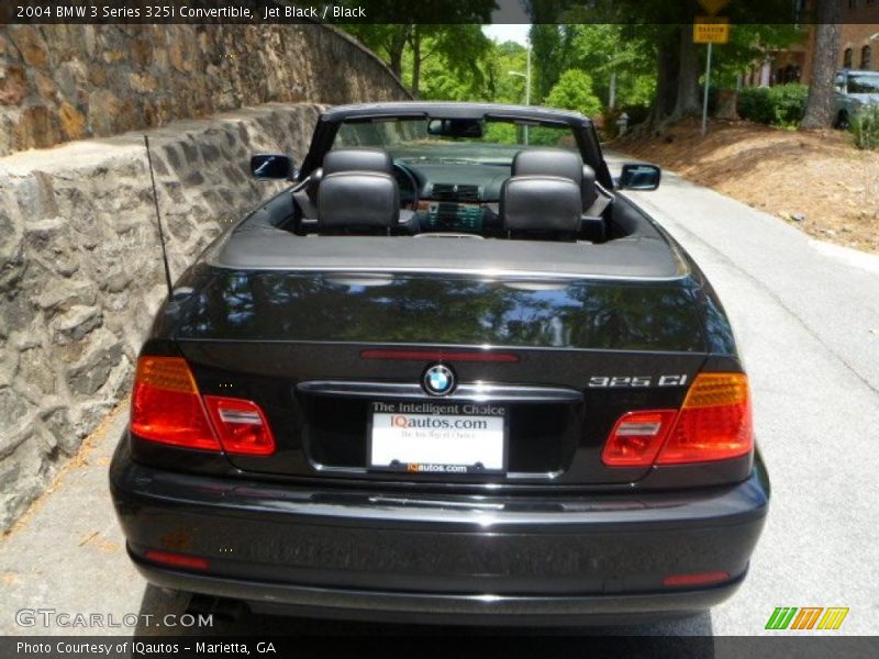 Jet Black / Black 2004 BMW 3 Series 325i Convertible
