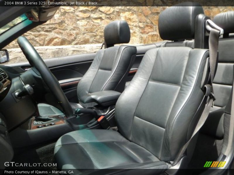Jet Black / Black 2004 BMW 3 Series 325i Convertible