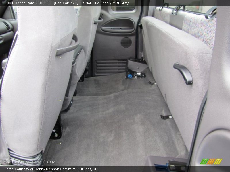 Patriot Blue Pearl / Mist Gray 2001 Dodge Ram 2500 SLT Quad Cab 4x4