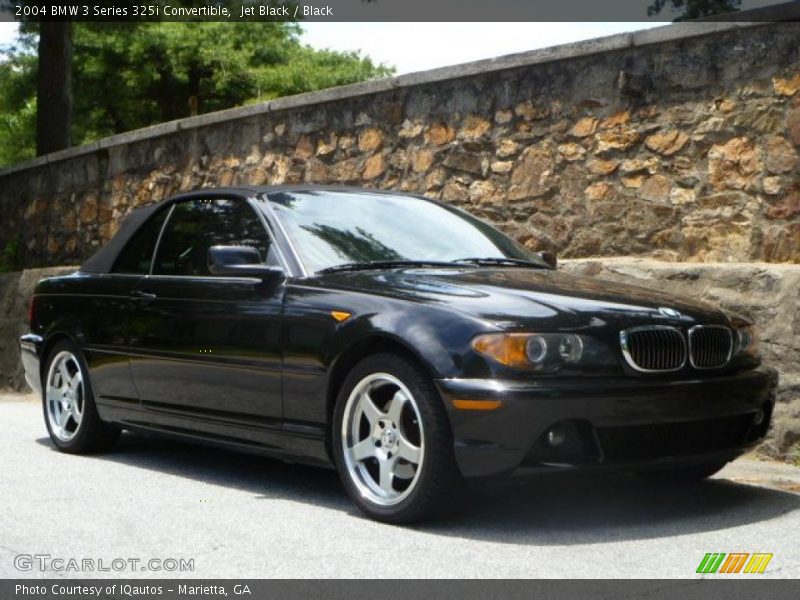 Jet Black / Black 2004 BMW 3 Series 325i Convertible