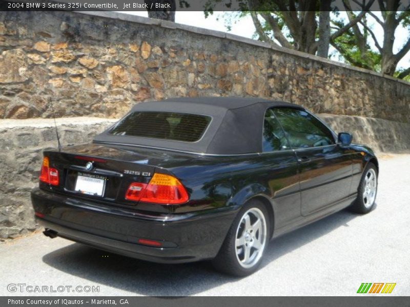 Jet Black / Black 2004 BMW 3 Series 325i Convertible