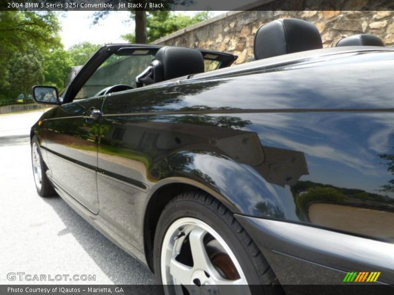 Jet Black / Black 2004 BMW 3 Series 325i Convertible