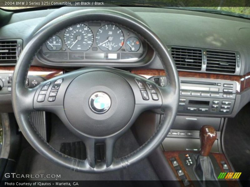 Jet Black / Black 2004 BMW 3 Series 325i Convertible