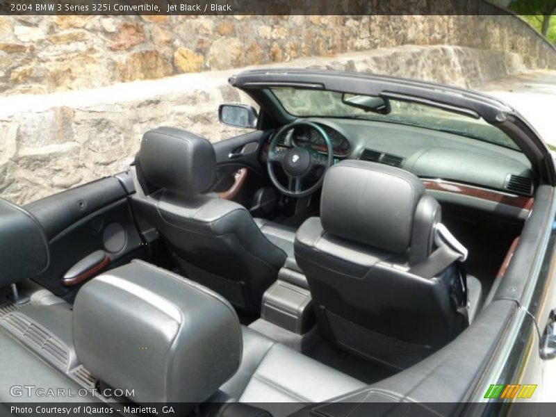 Jet Black / Black 2004 BMW 3 Series 325i Convertible