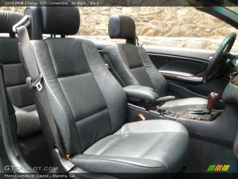 Jet Black / Black 2004 BMW 3 Series 325i Convertible