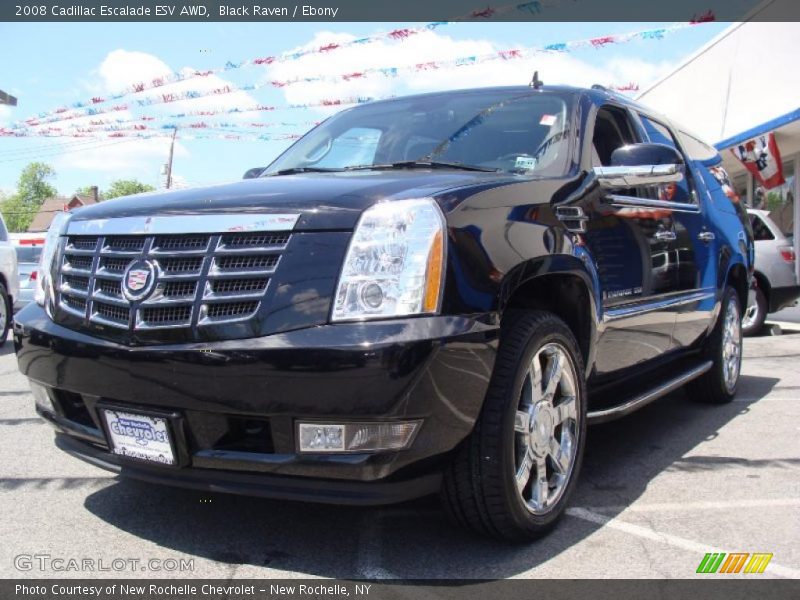 Black Raven / Ebony 2008 Cadillac Escalade ESV AWD