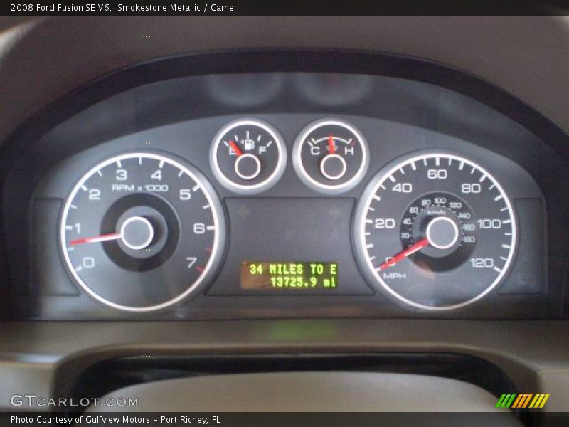 Smokestone Metallic / Camel 2008 Ford Fusion SE V6