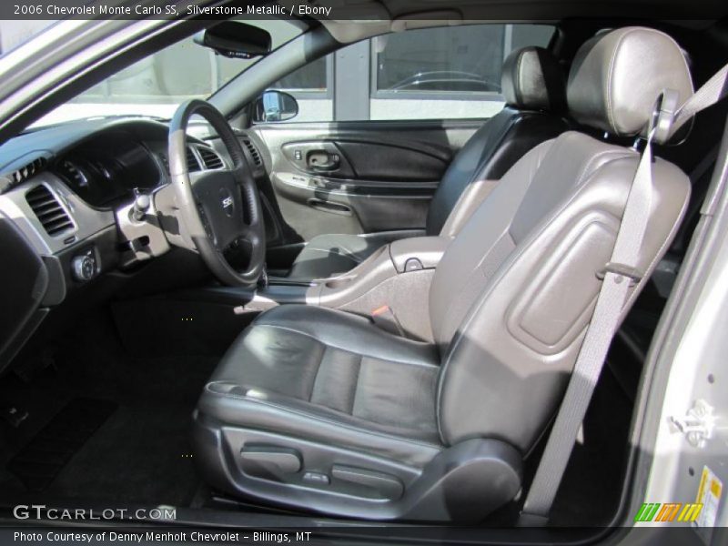  2006 Monte Carlo SS Ebony Interior