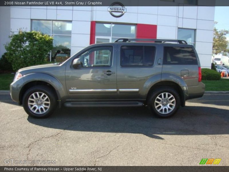 Storm Gray / Graphite 2008 Nissan Pathfinder LE V8 4x4