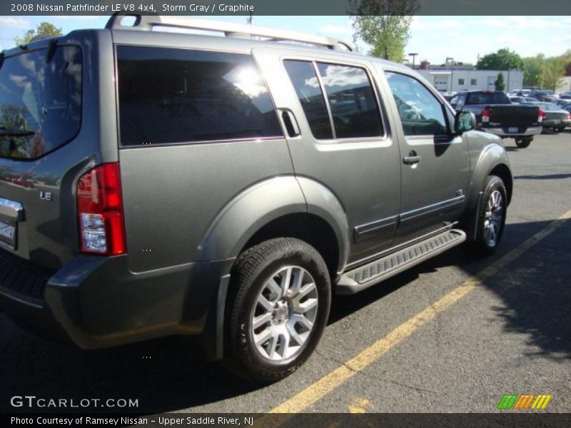 Storm Gray / Graphite 2008 Nissan Pathfinder LE V8 4x4