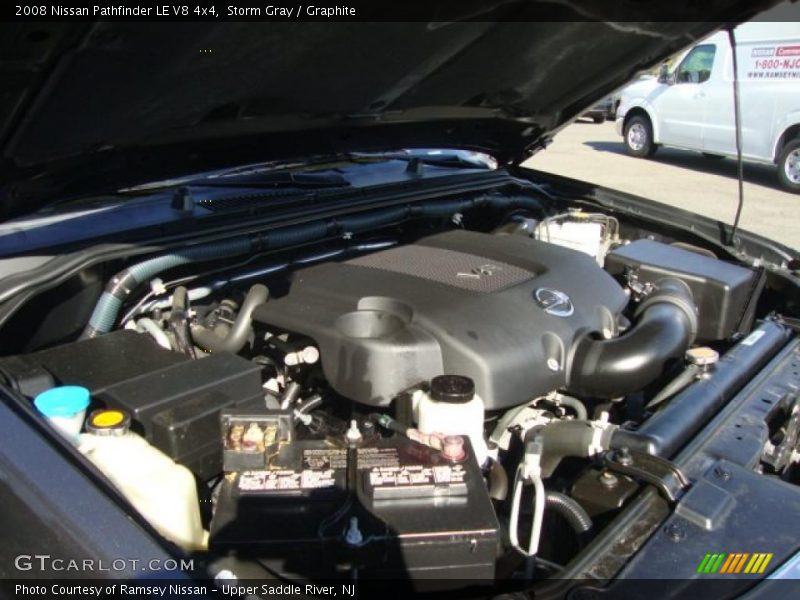 Storm Gray / Graphite 2008 Nissan Pathfinder LE V8 4x4