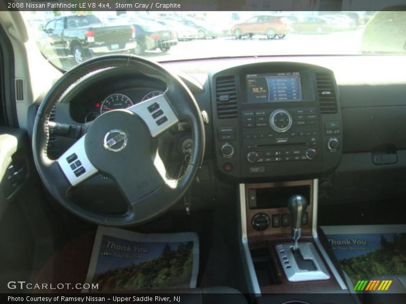 Storm Gray / Graphite 2008 Nissan Pathfinder LE V8 4x4