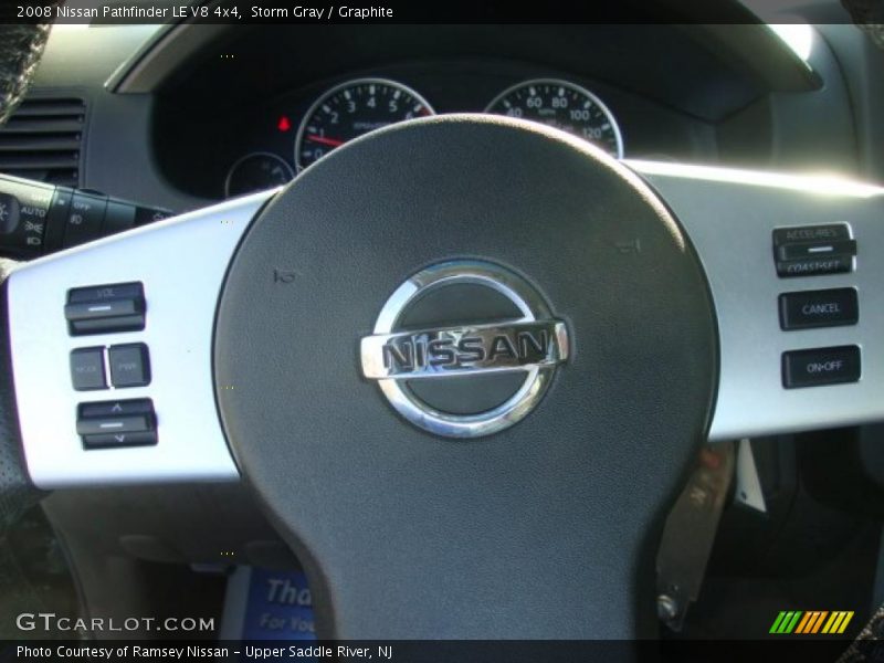 Storm Gray / Graphite 2008 Nissan Pathfinder LE V8 4x4
