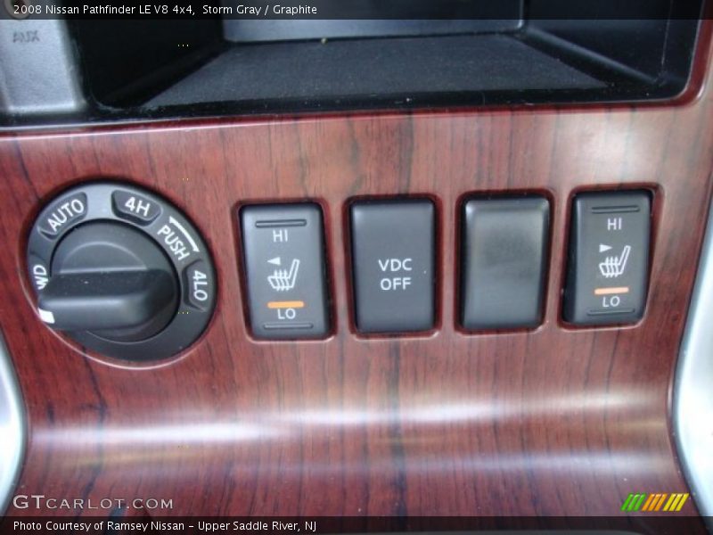 Storm Gray / Graphite 2008 Nissan Pathfinder LE V8 4x4