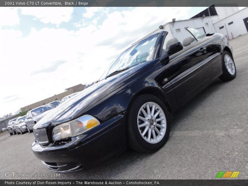 Black / Beige 2001 Volvo C70 LT Convertible