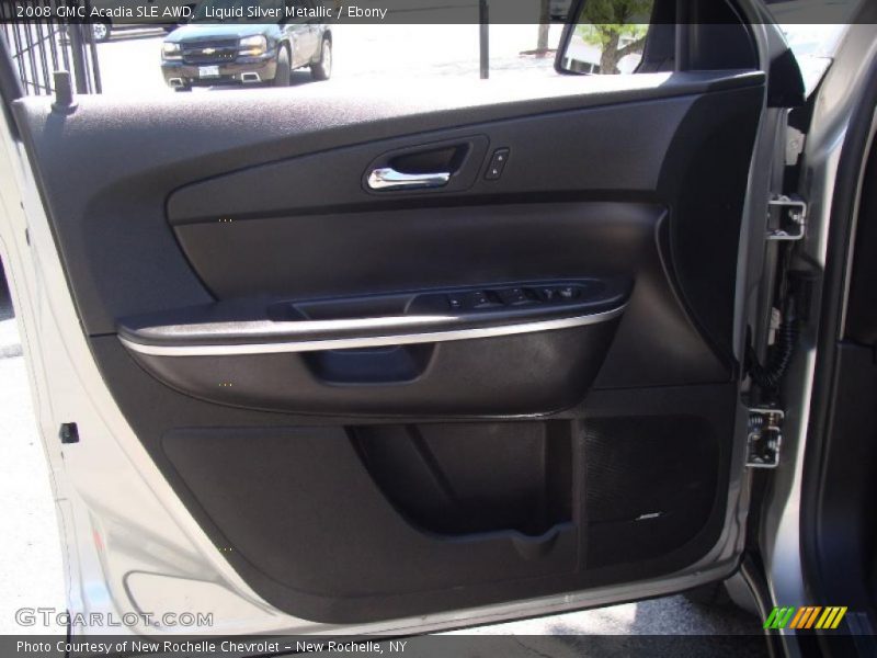 Liquid Silver Metallic / Ebony 2008 GMC Acadia SLE AWD