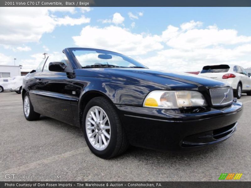 Black / Beige 2001 Volvo C70 LT Convertible