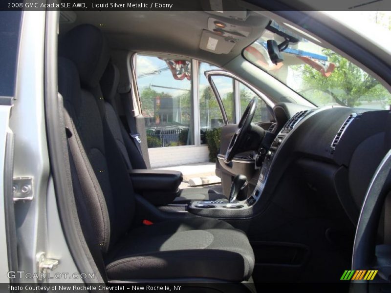 Liquid Silver Metallic / Ebony 2008 GMC Acadia SLE AWD