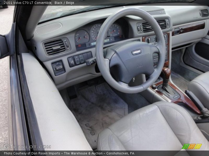  2001 C70 LT Convertible Beige Interior