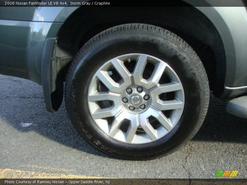 Storm Gray / Graphite 2008 Nissan Pathfinder LE V8 4x4