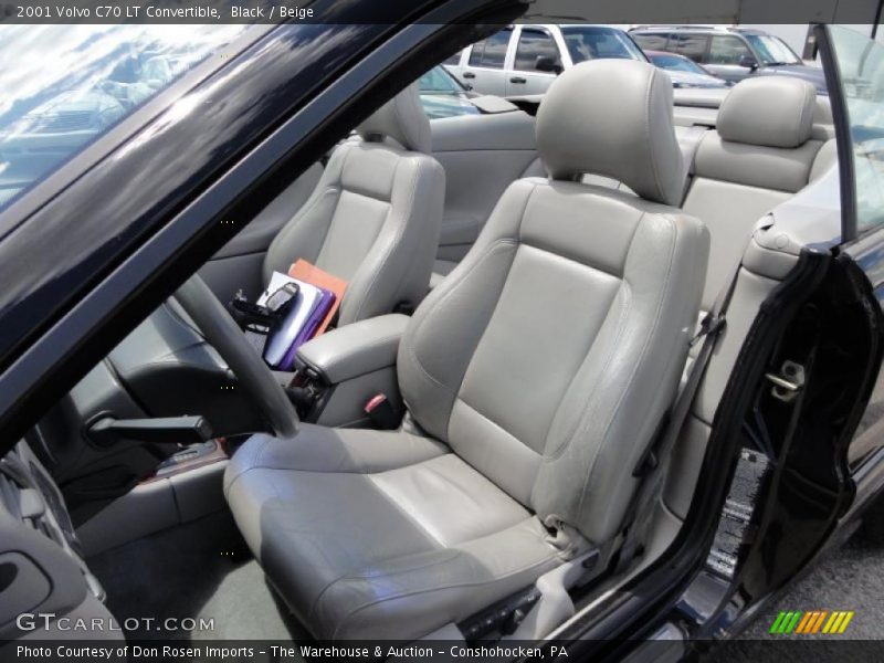 Black / Beige 2001 Volvo C70 LT Convertible