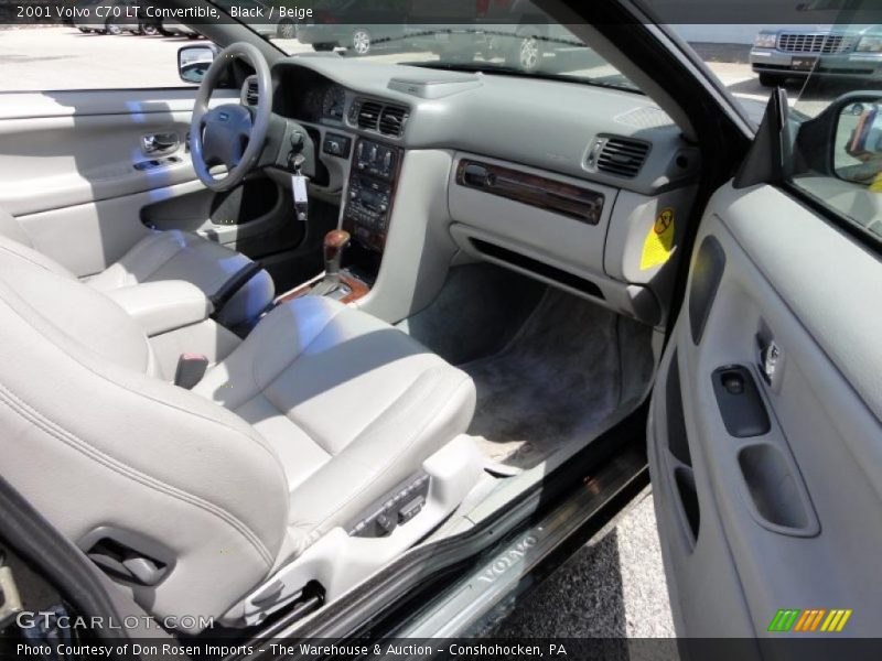Black / Beige 2001 Volvo C70 LT Convertible