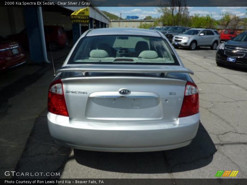 Clear Silver / Gray 2006 Kia Spectra EX Sedan