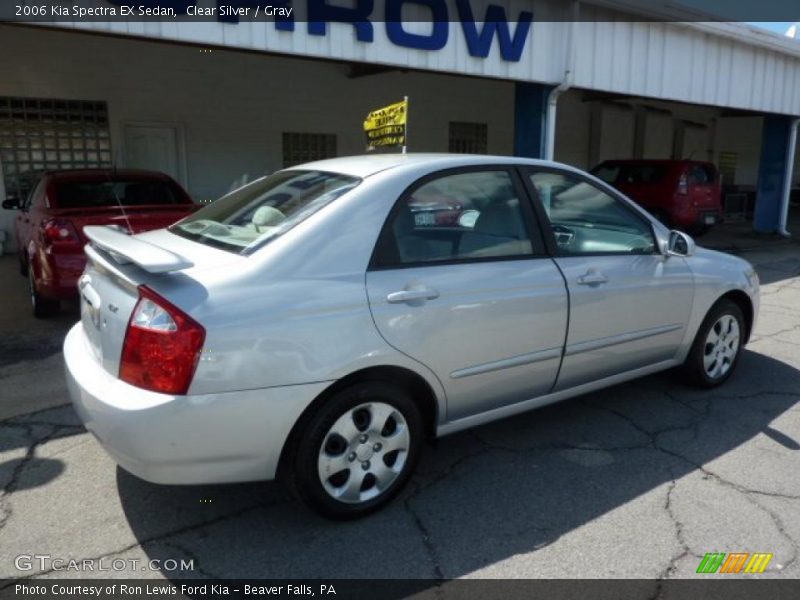 Clear Silver / Gray 2006 Kia Spectra EX Sedan
