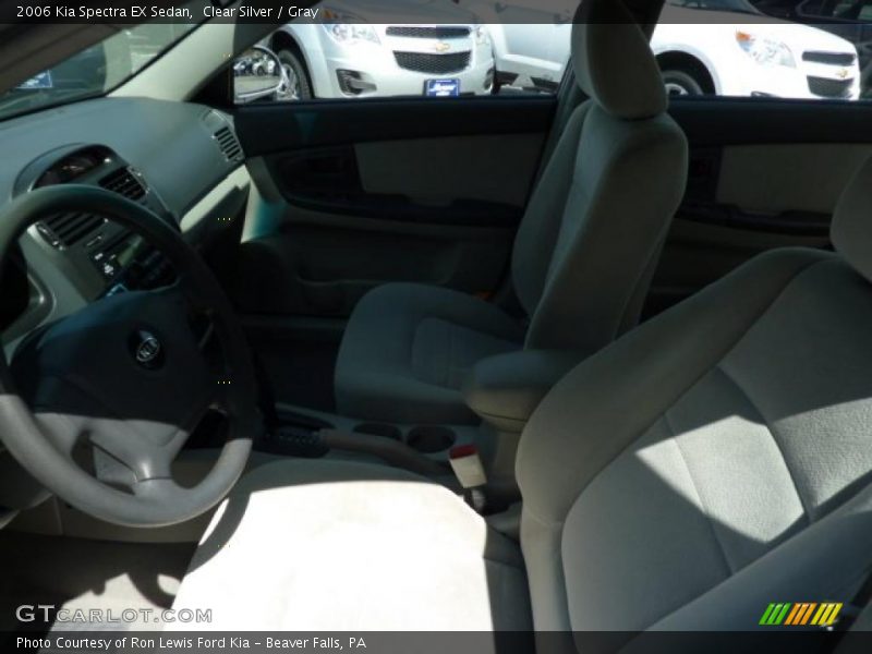 Clear Silver / Gray 2006 Kia Spectra EX Sedan