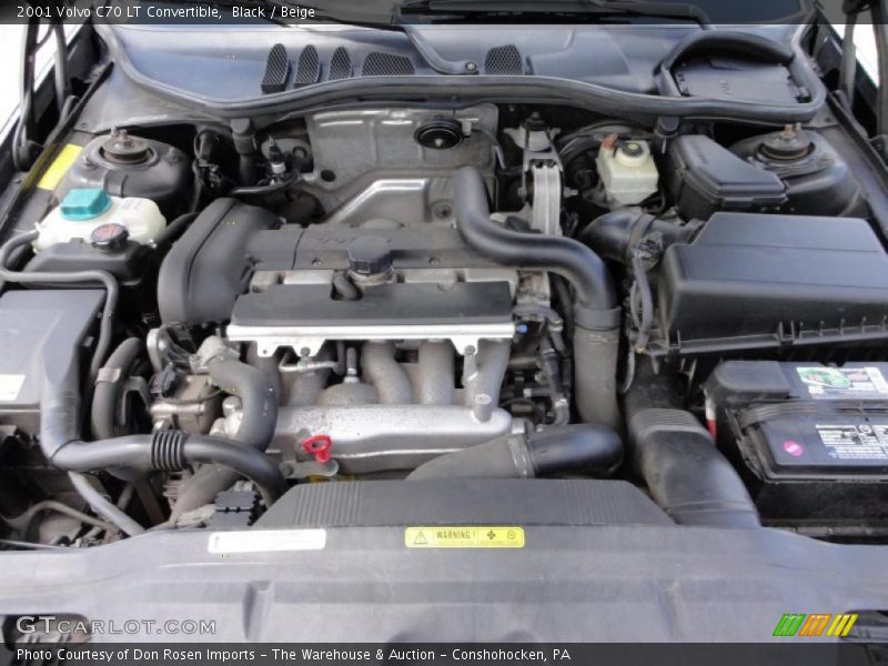  2001 C70 LT Convertible Engine - 2.4 Liter Turbocharged DOHC 20-Valve Inline 5 Cylinder
