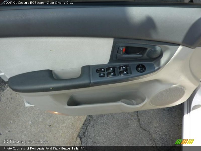 Clear Silver / Gray 2006 Kia Spectra EX Sedan