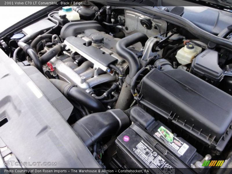  2001 C70 LT Convertible Engine - 2.4 Liter Turbocharged DOHC 20-Valve Inline 5 Cylinder