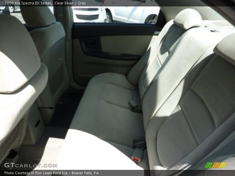 Clear Silver / Gray 2006 Kia Spectra EX Sedan