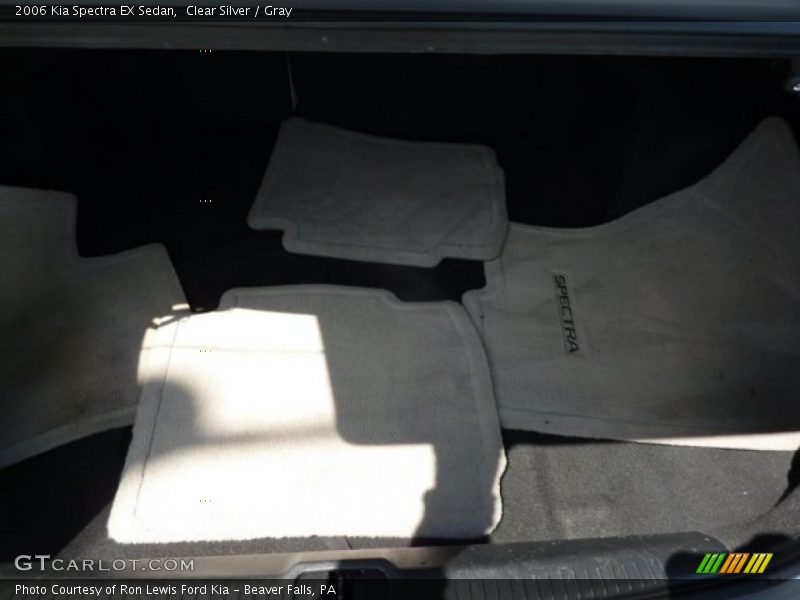 Clear Silver / Gray 2006 Kia Spectra EX Sedan