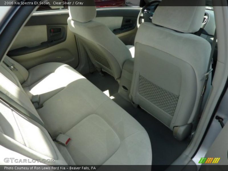 Clear Silver / Gray 2006 Kia Spectra EX Sedan