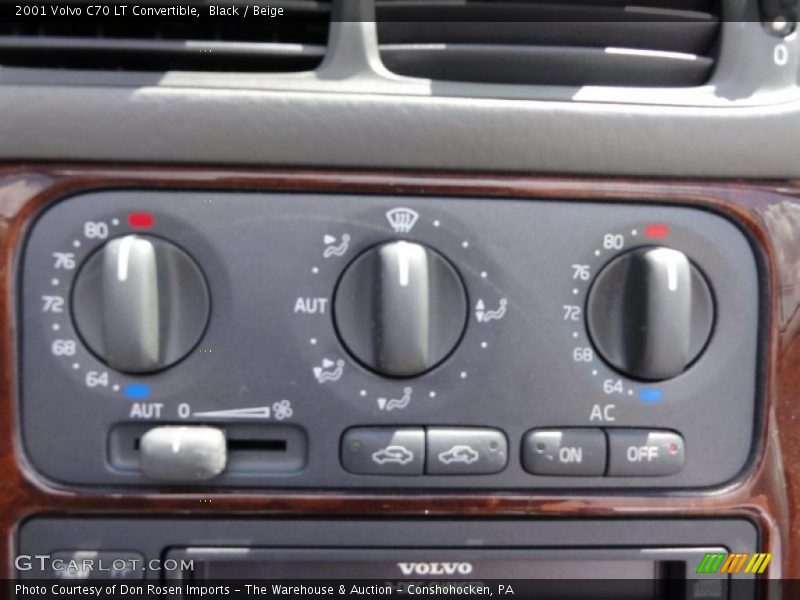 Black / Beige 2001 Volvo C70 LT Convertible