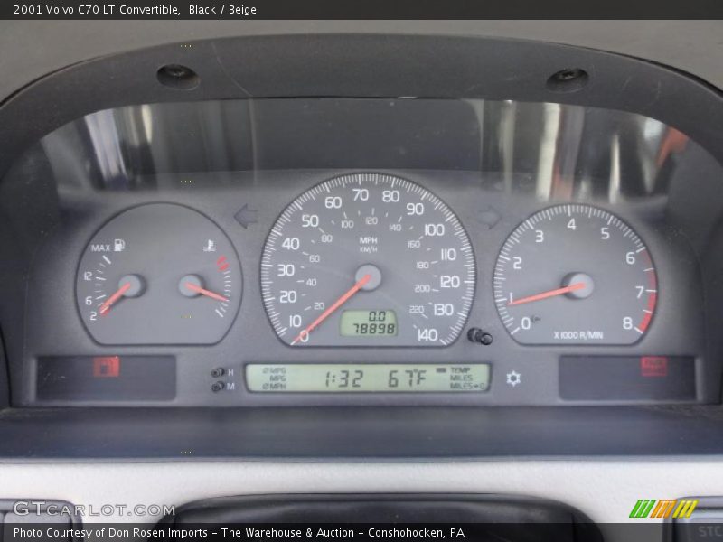  2001 C70 LT Convertible LT Convertible Gauges