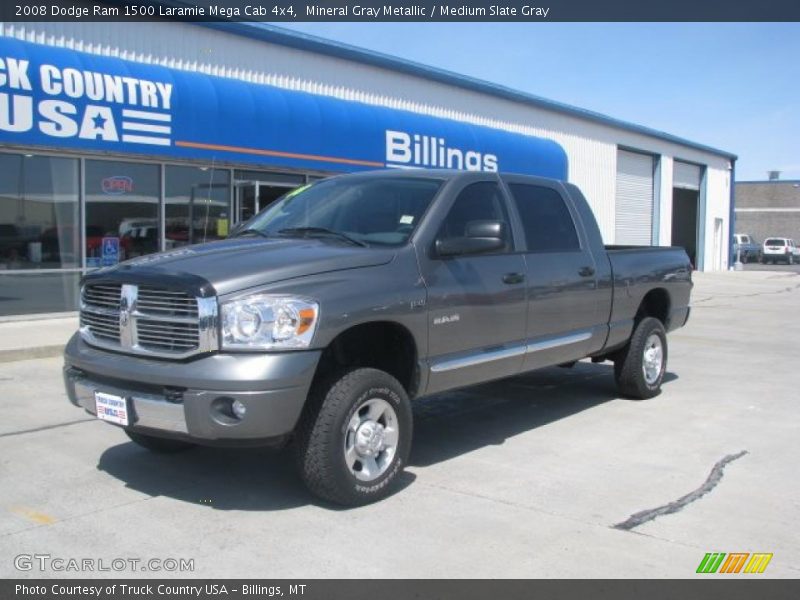 Mineral Gray Metallic / Medium Slate Gray 2008 Dodge Ram 1500 Laramie Mega Cab 4x4