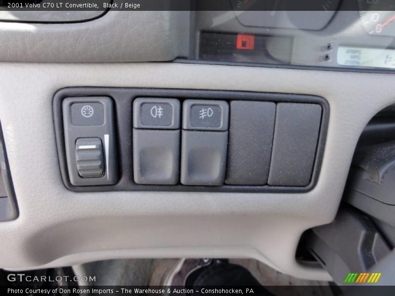 Black / Beige 2001 Volvo C70 LT Convertible