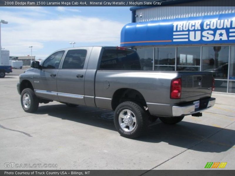 Mineral Gray Metallic / Medium Slate Gray 2008 Dodge Ram 1500 Laramie Mega Cab 4x4