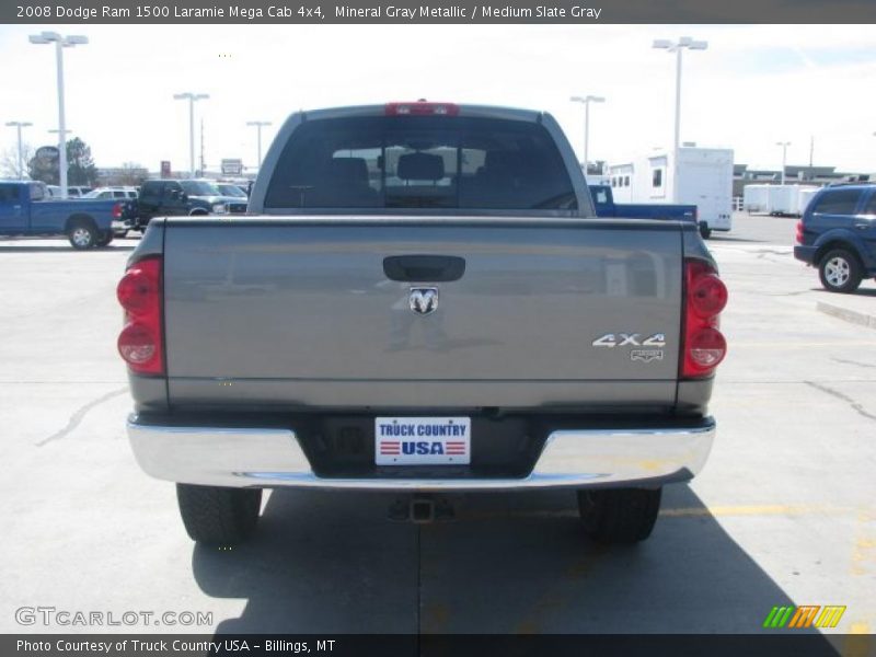 Mineral Gray Metallic / Medium Slate Gray 2008 Dodge Ram 1500 Laramie Mega Cab 4x4