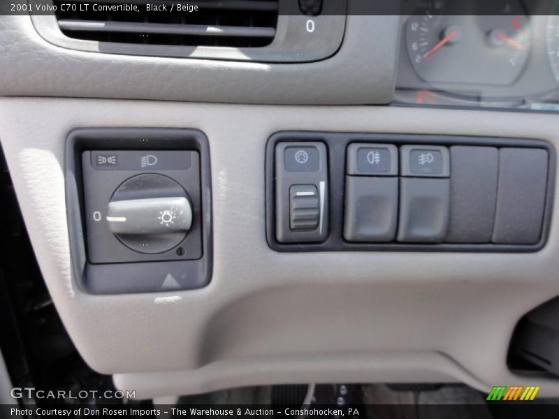 Black / Beige 2001 Volvo C70 LT Convertible