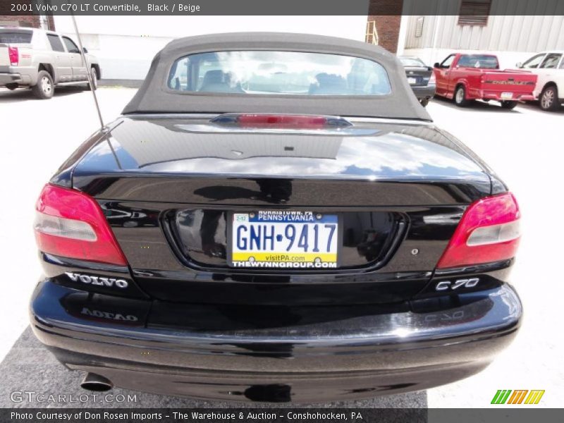 Black / Beige 2001 Volvo C70 LT Convertible