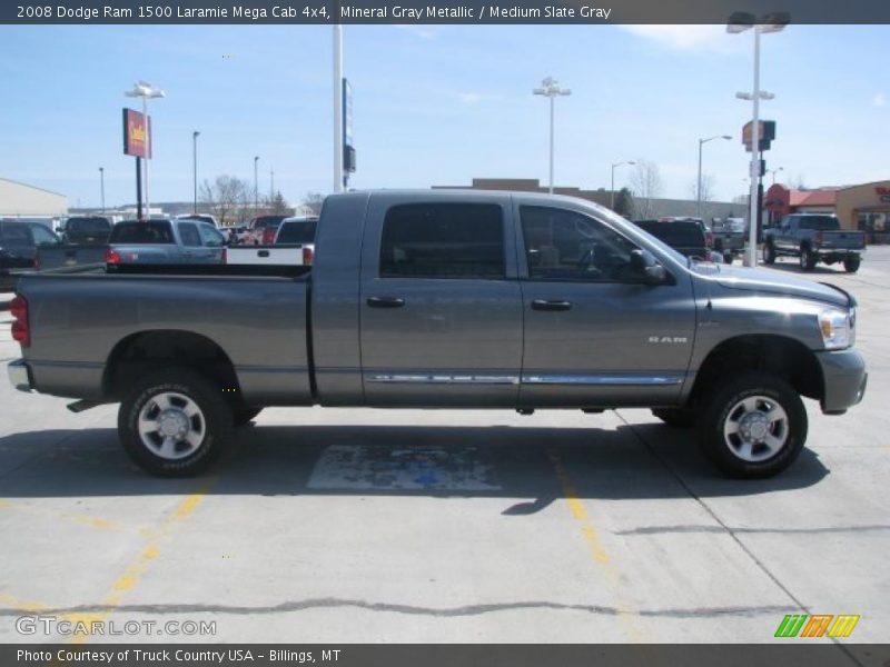 Mineral Gray Metallic / Medium Slate Gray 2008 Dodge Ram 1500 Laramie Mega Cab 4x4