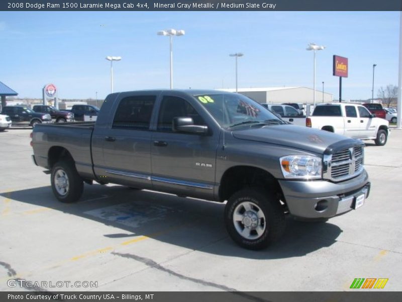 Mineral Gray Metallic / Medium Slate Gray 2008 Dodge Ram 1500 Laramie Mega Cab 4x4