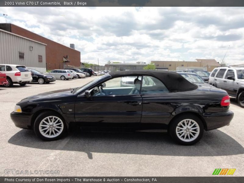 Black / Beige 2001 Volvo C70 LT Convertible