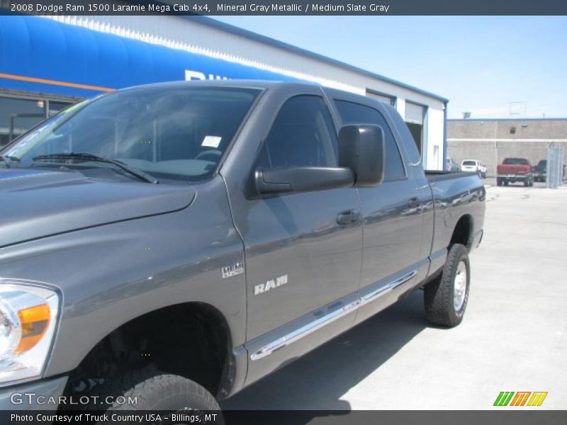 Mineral Gray Metallic / Medium Slate Gray 2008 Dodge Ram 1500 Laramie Mega Cab 4x4